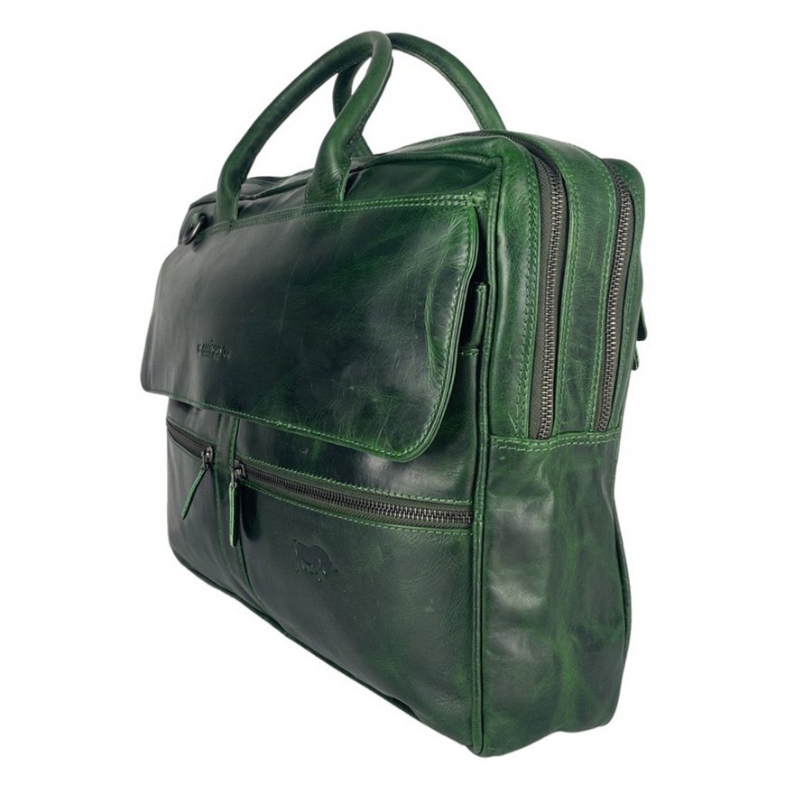 Arrigo Laptoptas 17 inch Cognac