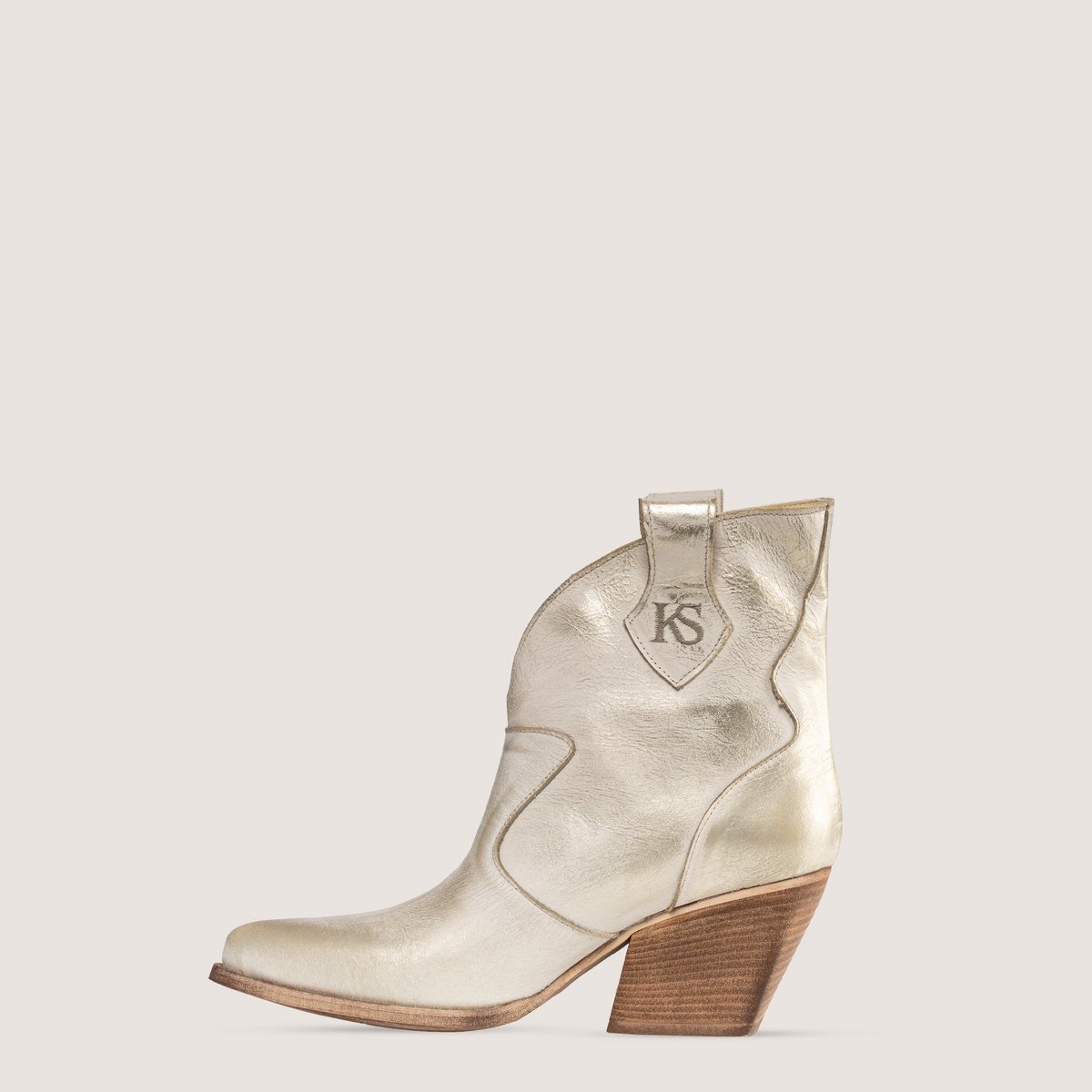 Velvet Mirage Halo Texan Ankle Boots