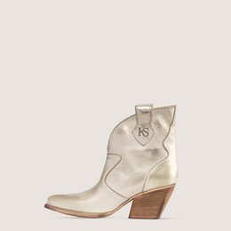 Velvet Mirage Halo Texan Ankle Boots
