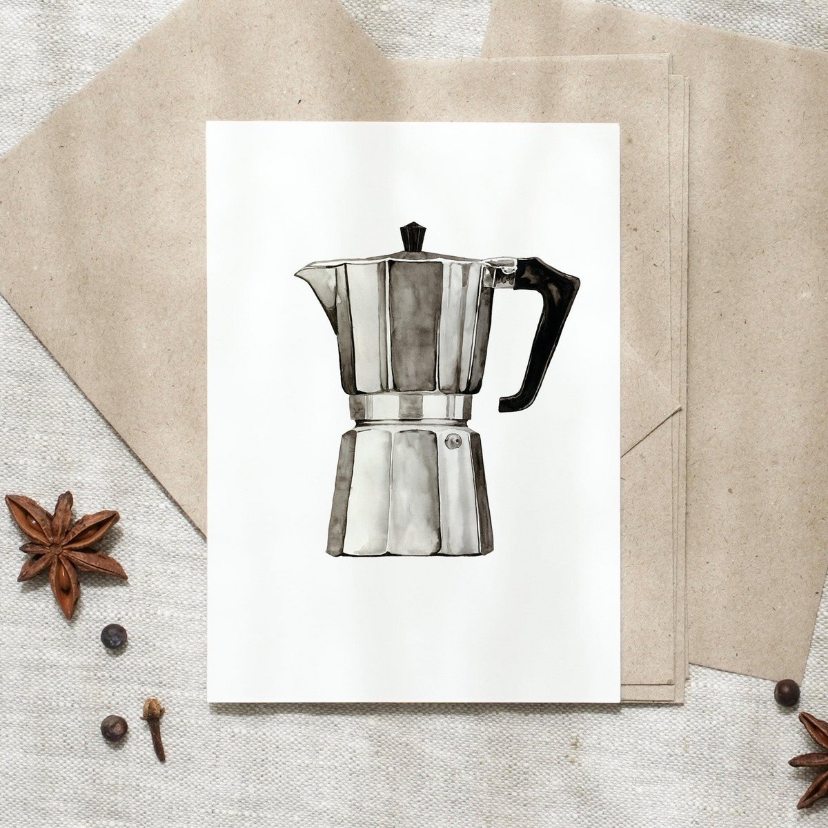 Ansichtkaart - Espressomaker II