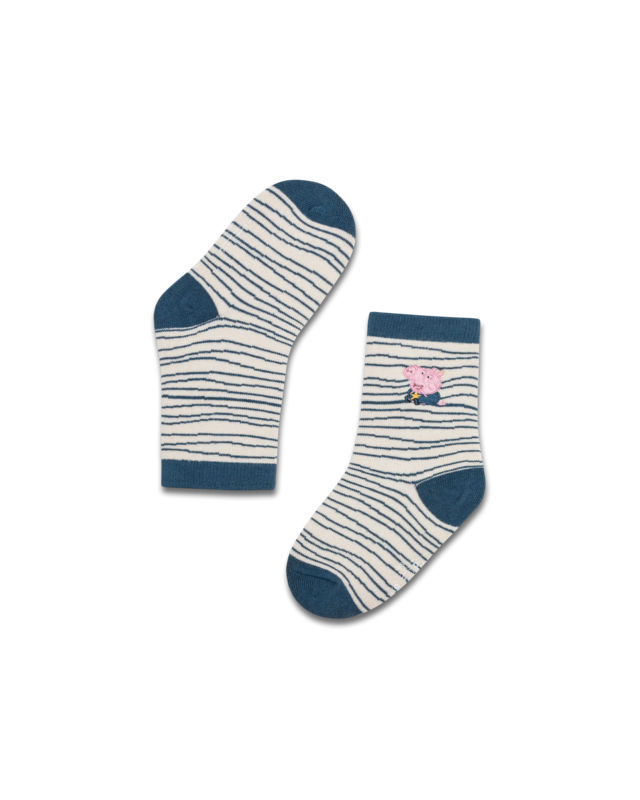 Koaa - Peppa Wutz «Cosy Corner» - chaussettes faciles Green / Beige