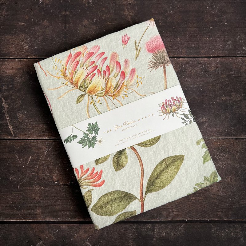 Table cloth extra length - The Flora Danica Atlas