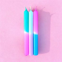 Dip Dye Neon * Pineapple Blue