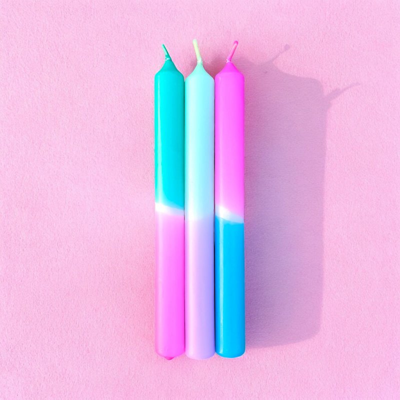 Dip Dye Neon * Pineapple Blue