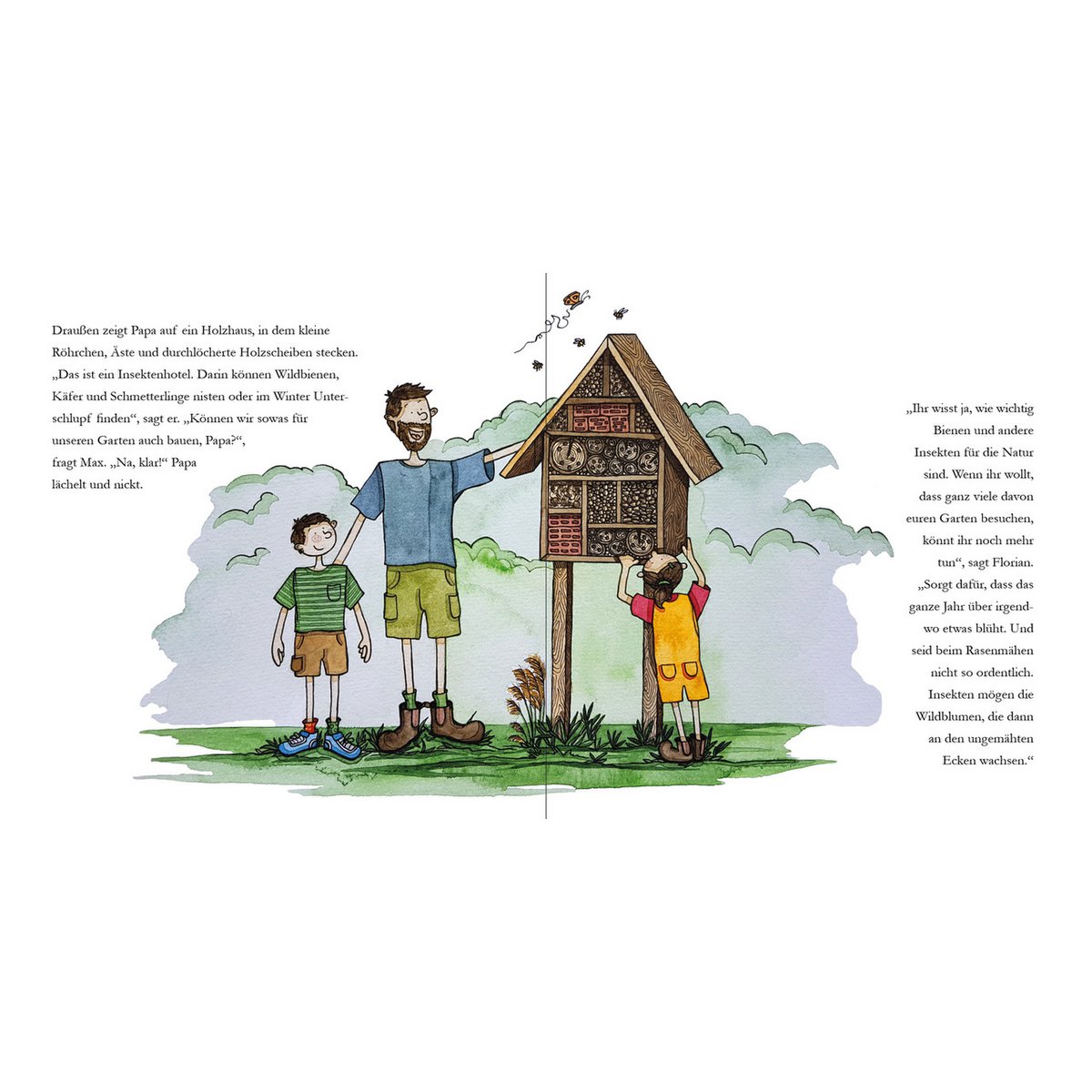 Lotte und Max besuchen die Bienen
