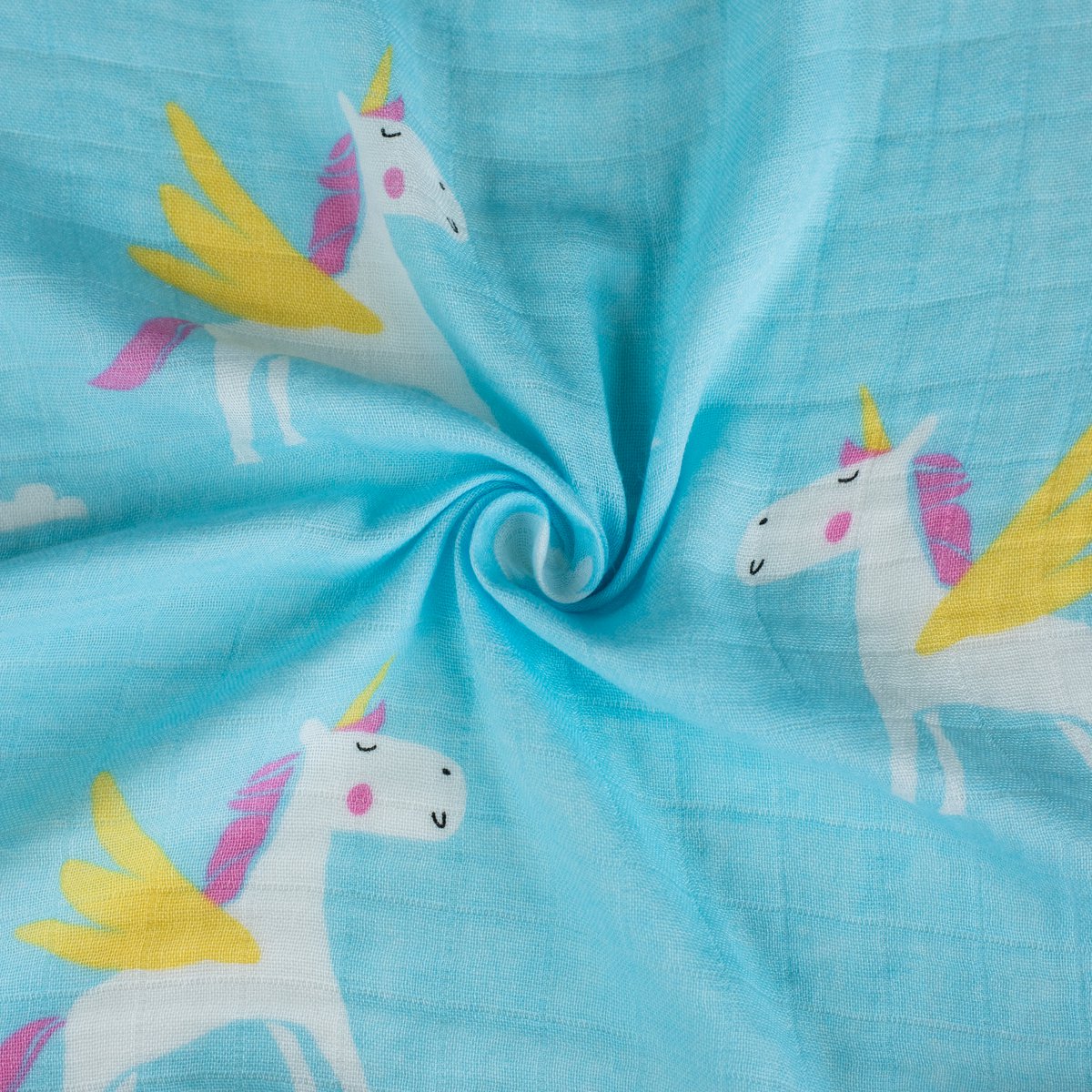 Blauwe Eenhoorn Swaddle