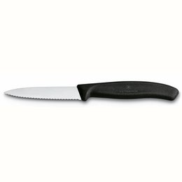 Victorinox Cuchillo pelador dentado negro