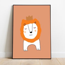 poster leone baby room