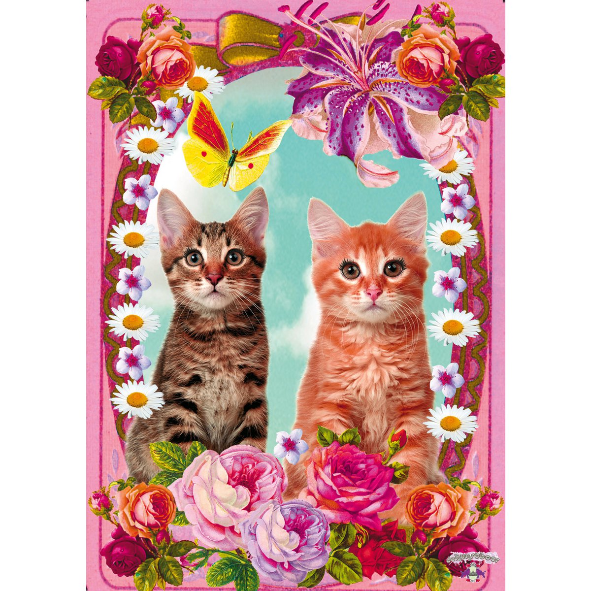 Poster Chats, 5 pièces