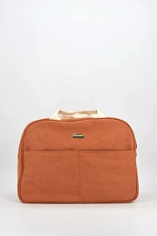 Borsa Premaman in Tessuto, Color Terracotta