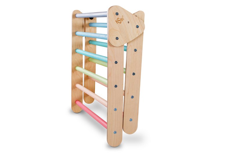 tiSsi® Pikler trekant / klatretrekant pastel farverig
