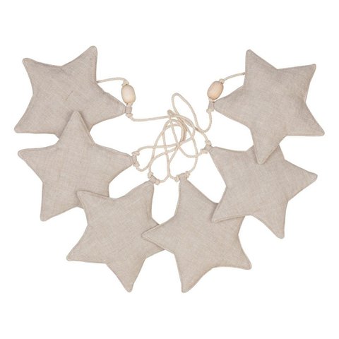 Leinengirlande „Star Dust“ mit Sternen