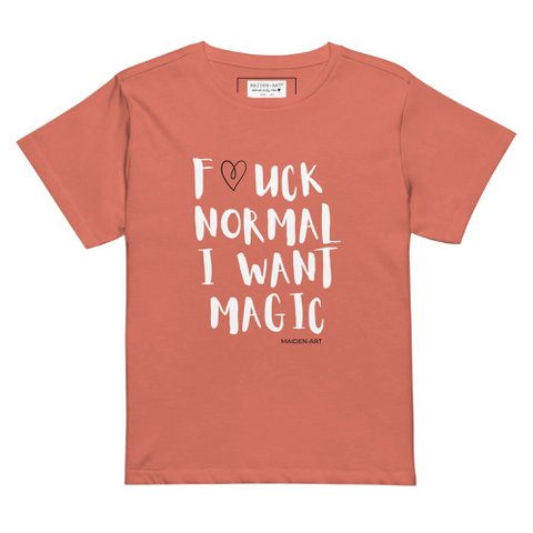 Damen-T-Shirt F*CK Normal Ich möchte das hoch taillierte T-Shirt von Magic Damen