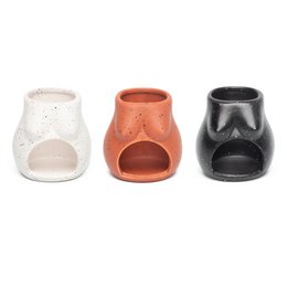 TITS TERRACOTTA OPENING CANDLEHOLDER HF