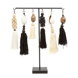 De Togian sleutelhanger - zwart wit