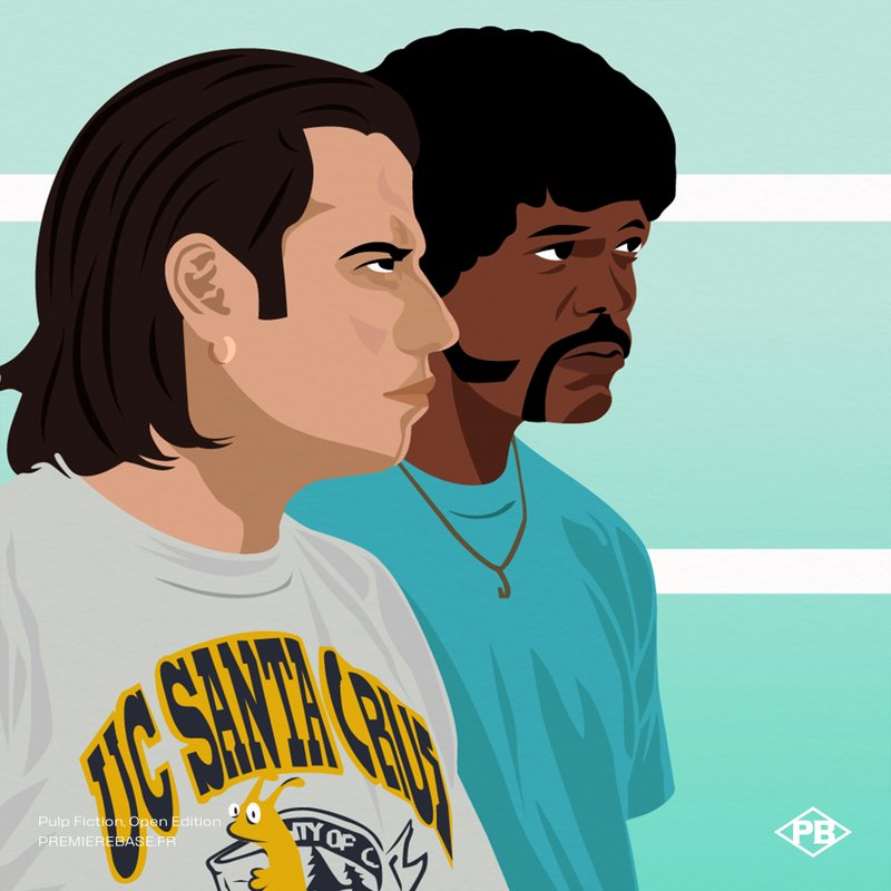Poster "Pulp Fiction" - A4 & 30x40cm - Art print