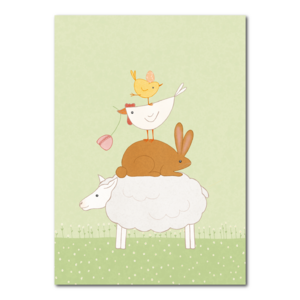 Stack of animals | Card