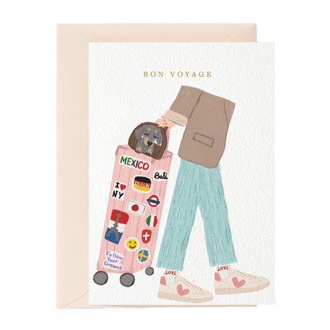 Bon Voyage Greeting Card