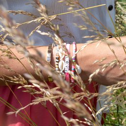 Bracciale da surf | Conchiglia | Multicolore