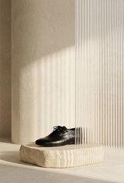 MARSA NEGRO – Zapatos Sin Estructura Con Cordones De Piel Suave