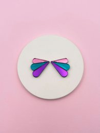 Boucles d'Oreilles Puces Miroirs Armance