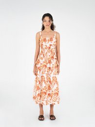Kleid mit Wilde-Ozean-inspiriertem Print