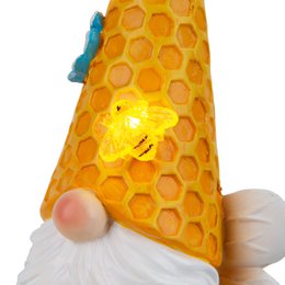 2 Set Deko / Solar Light "Abby", en plastique avec des LED intégrées, capteur crépusculaire, 17 cm de haut