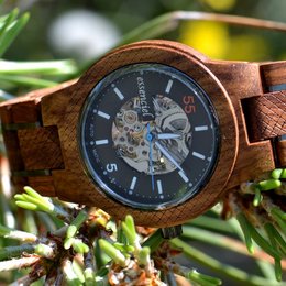 Automatisch houten horloge - Jones