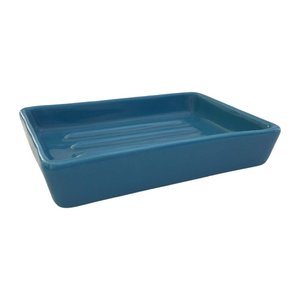 Handmade ceramic soap dish Clausa - blue