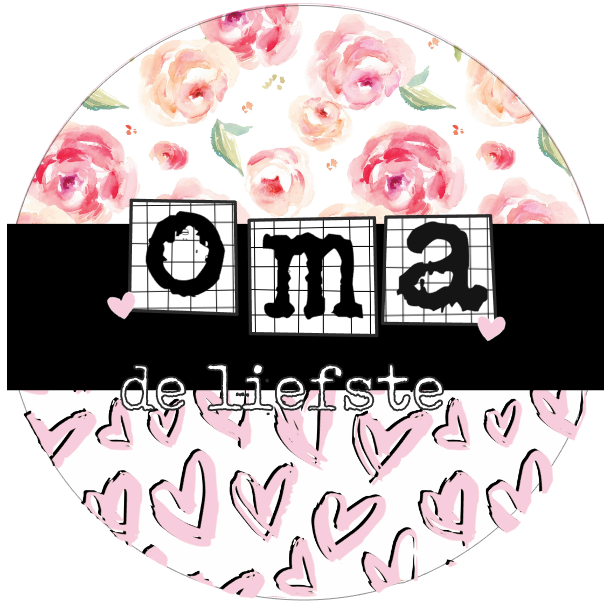 Button mirror with text '' Grandma the sweetest ''.