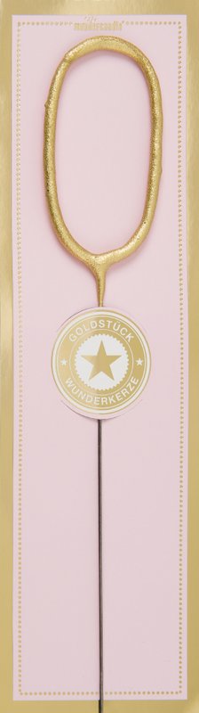 0 gold Goldstück pink Wondercandle® classic