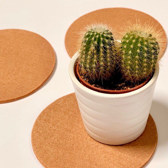 Felt Coasters - Round - set of 4