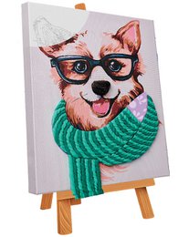 Okto Sensory 3D Air Clay En Kleuren Op Nummers - Fashion Corgi