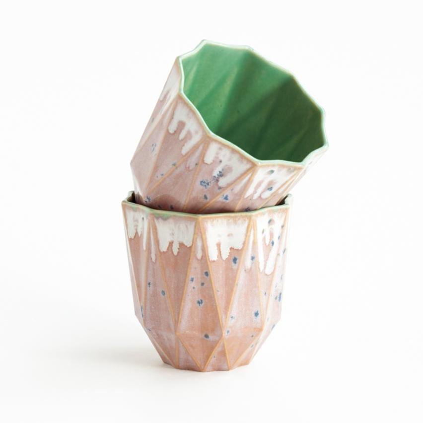 Small Poly Cup - Jade Aster