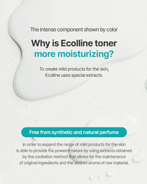 ECOLLINE Clean Beauty Dermokosmetyczny tonik równoważący | Naprawa bariery i wsparcie mikrobiomu za pomocą miodu Manuka + i olejku Marula | KOREAŃSKA pielęgnacja skóry
