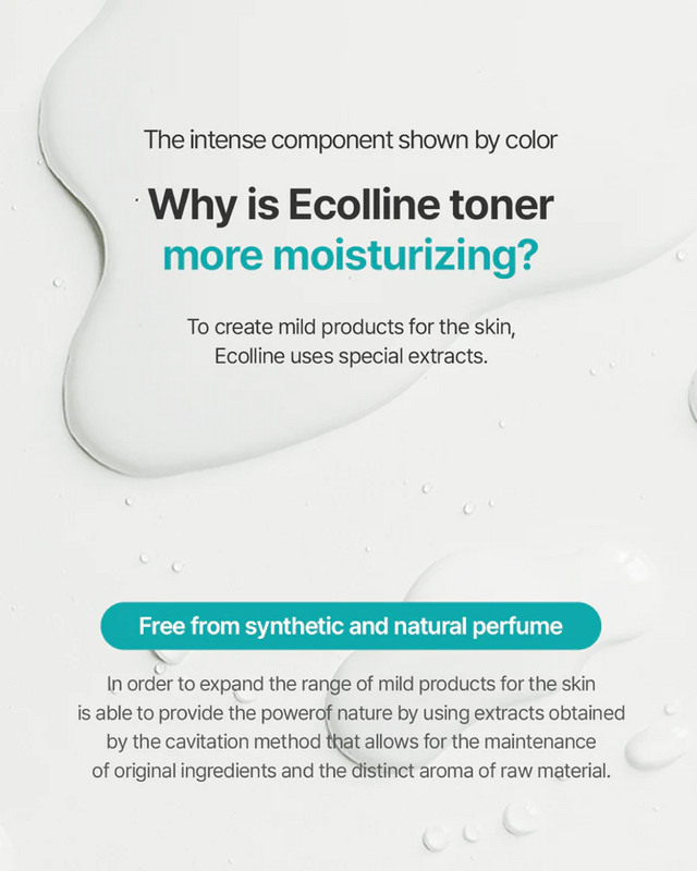 ECOLLINE Clean Beauty Dermokosmetyczny tonik równoważący | Naprawa bariery i wsparcie mikrobiomu za pomocą miodu Manuka + i olejku Marula | KOREAŃSKA pielęgnacja skóry
