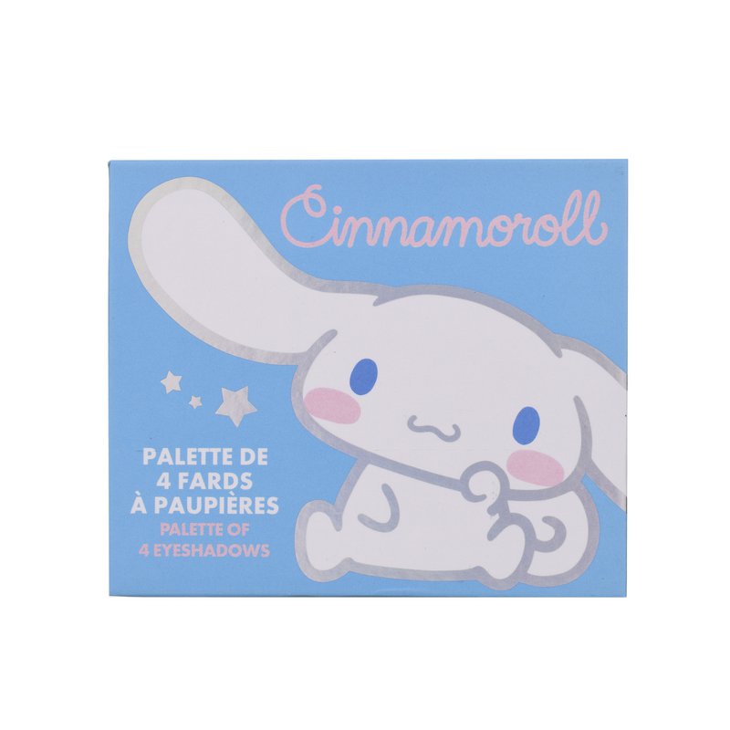Paleta cynamorolowa 4 cień do powiek + szczotka i lustro