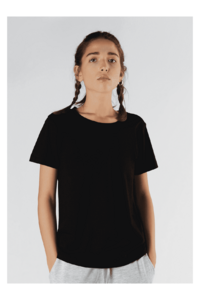 T1100-01 | TENCEL™ Active Women's Short Sleeve Shirt - Black