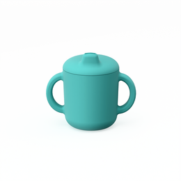 Silicone Sippy Cup met handgrepen - lagune