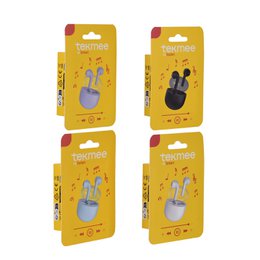 TWS earphones with translucent case