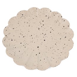 Metal dish sand dots