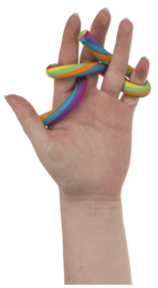 Stretchy string, Rainbow, 30 cm,