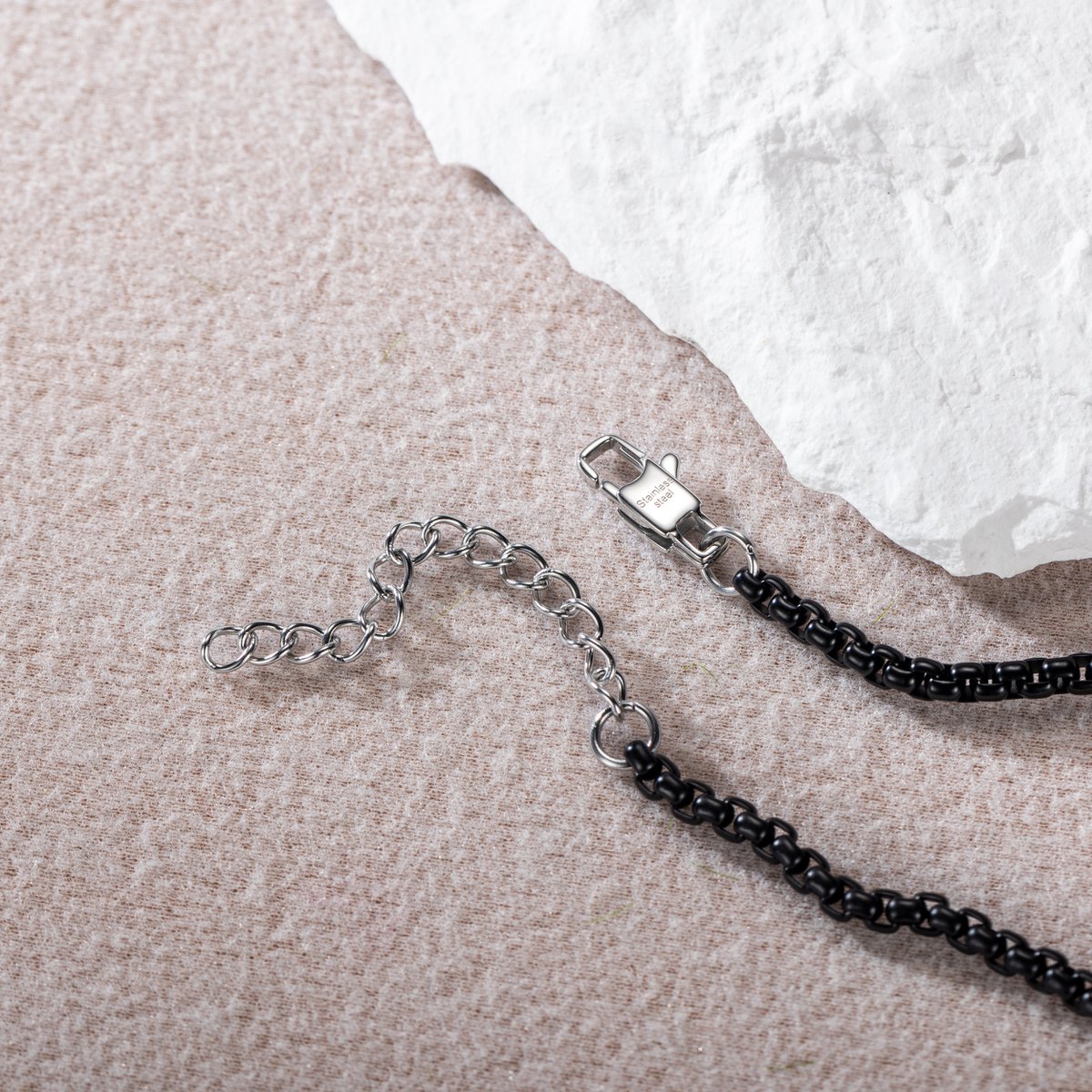 Black Stainless Steel Chain anklet