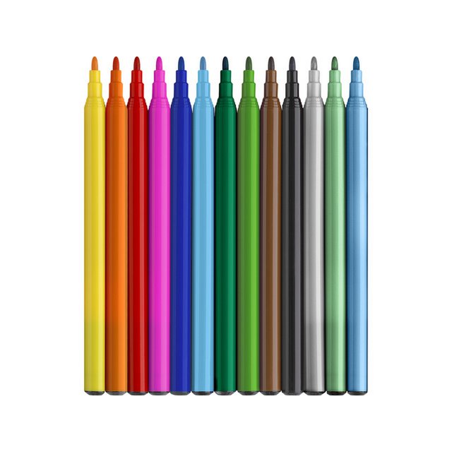 Filzstift FC Dino 10x Ständer. Farbe + 3x Metallic-Farbe inkl. Dino-Aufkleber aus Pappe