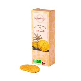 Økologiske & veganske vaniljesortkager - 110 g papæske