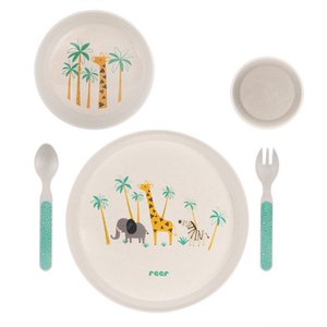 Mitwachsendes Kindergeschirrset "WildLife"