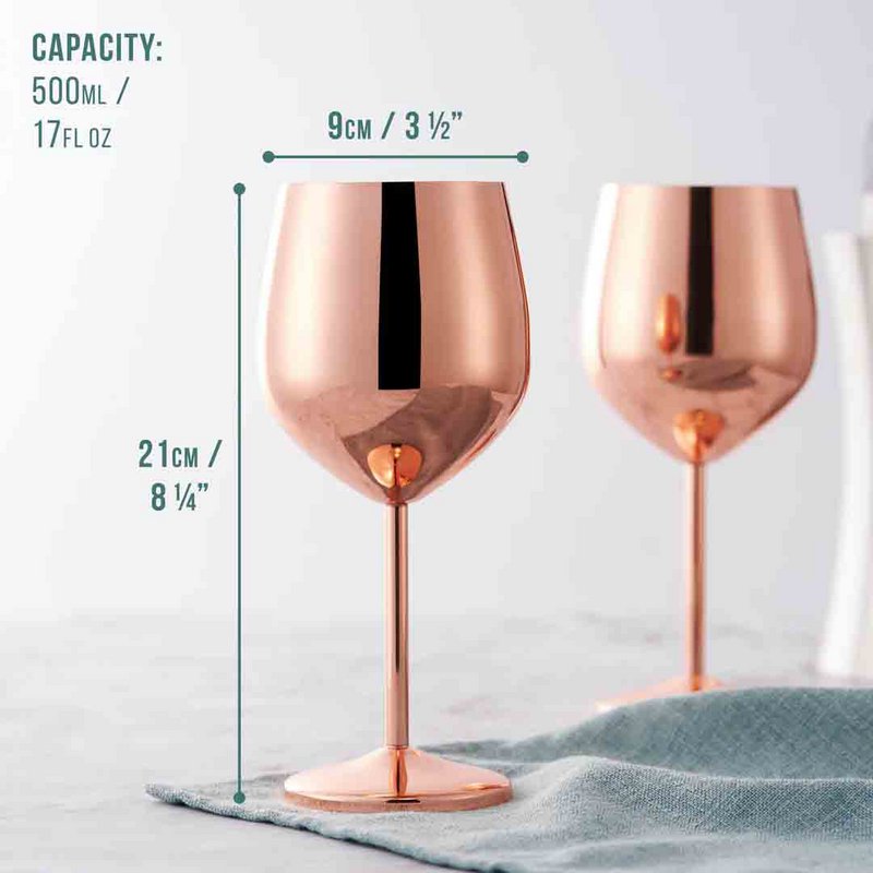 Wine glass rose 4x50cl