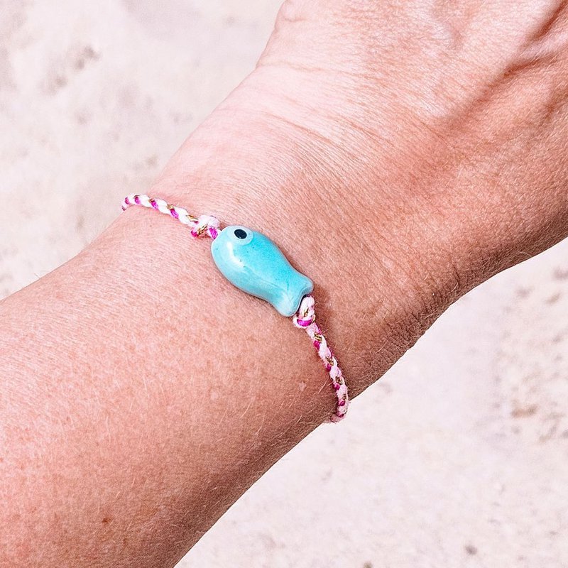 Armbånd fisk blå