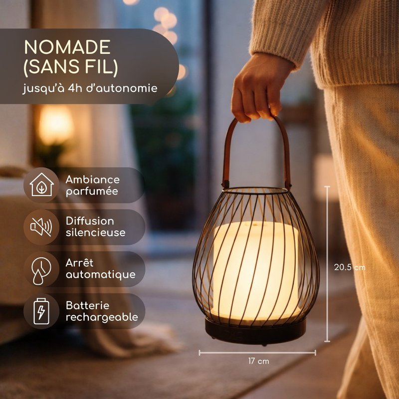 Wireless aroma diffuser
