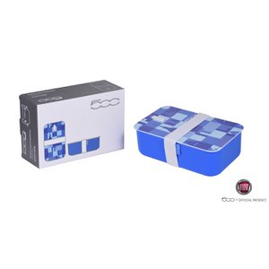 FIAT, Lunch Box, Japanese Design Bento, Bento Box, Silicone, ABS Plastic, Airtight, Lunch Box, Adult, Child, Blue